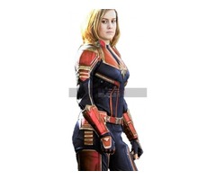 CAPTAIN MARVEL BRIE LARSON COSTUME LEATHER JACKET | free-classifieds-usa.com - 2
