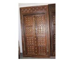 INDIAN Antique Doors Earthy Hand Carved Architectural Desig Teak Main Gate Door | free-classifieds-usa.com - 1