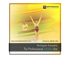 Shop Gymnastics Trampoline With Net Enclosure Safety Combo | free-classifieds-usa.com - 1