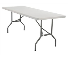 Plastic Folding Table - Folding Chairs Tables Larry | free-classifieds-usa.com - 1