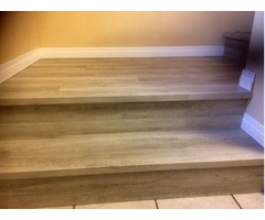 Stairs not matching the vinyl flooring ? Want them to ? | free-classifieds-usa.com - 3