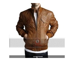 Mens Brown Leather Jacket | free-classifieds-usa.com - 1
