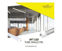 Buy Long Lasting Energy Efficient 8ft LED Tube Single Pin  For Your Home | free-classifieds-usa.com - 1