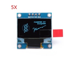 5Pcs 0.96 Inch 4Pin IIC I2C Blue OLED Display Module For Arduino | free-classifieds-usa.com - 1