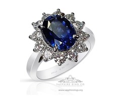 Blue Sapphire and platinum ring | free-classifieds-usa.com - 2
