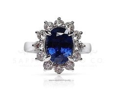 Blue Sapphire and platinum ring | free-classifieds-usa.com - 3