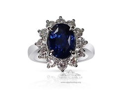 Blue Sapphire and platinum ring | free-classifieds-usa.com - 4