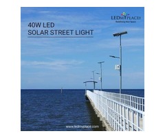 Install 40w LED Solar Street Light Set To Enjoy Advanced Lighting Technology | free-classifieds-usa.com - 1