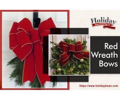 Red velvet bows play an important role in decorating the gift items you love | free-classifieds-usa.com - 1