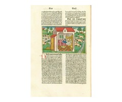 Koberger Bible in German - Twelve Folios | free-classifieds-usa.com - 2