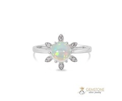 925 STERLING SILVER OPAL RING - FLORALIA | free-classifieds-usa.com - 1
