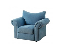 Buy Christopher Contemporary Style Blue Upholstered Arm Chair | free-classifieds-usa.com - 2