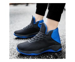 Mesh Lace-Up Patchwork Mens Sneakers | free-classifieds-usa.com - 1