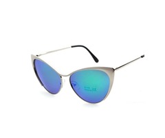 Cat Eye Shape Semi-rimless Frame Anti UV Women Sunglasses | free-classifieds-usa.com - 1