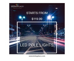 Commercial Grade LED Pole Lights -- Ideal For Darkness-Free Exteriors! | free-classifieds-usa.com - 1