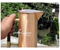 Shop for Copper Designer Jug for Storing and Drinking Tamara Jal | free-classifieds-usa.com - 4