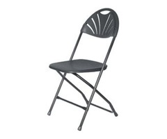 Black Fan Folding Chair - Larry Hoffman Chair | free-classifieds-usa.com - 1