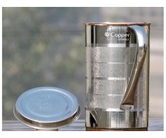 Shop for Steel Outer and Copper Inner Ayurvedic Water Jug – CopperUtensilOnline.com | free-classifieds-usa.com - 2
