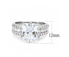 Emerald Cut imitation Diamond Engagement ring | free-classifieds-usa.com - 2