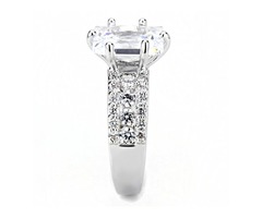 Emerald Cut imitation Diamond Engagement ring | free-classifieds-usa.com - 4