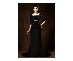 Lace Beading Half Sleeves Mother of the Bride Dress | free-classifieds-usa.com - 1