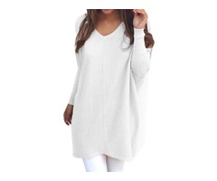 Autumn Loose Casual Long Sleeve Solid Shirt Tops for Women | free-classifieds-usa.com - 1