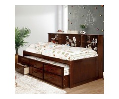 Buy luxury Homer Youth Transitional Bed in Cherry | Get.Furniture | free-classifieds-usa.com - 2