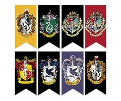 70*125cm Harry Potter Banner Flag Gryffindor Hufflepuff Slytherin Ravenclaw Triangle flag Hogwarts C | free-classifieds-usa.com - 1