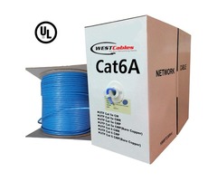 Cat6A Plenum 1000ft Solid Copper UTP Ethernet Cable | free-classifieds-usa.com - 1
