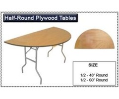 1/2 Fold Wood Folding Table - Folding Chairs and Tables Larry | free-classifieds-usa.com - 1