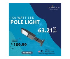 More Brighten Parking Lot by Installing 150W LED Pole Light | free-classifieds-usa.com - 1