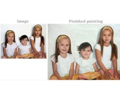 100% Handmade Custom Portrait Painting from Most Reliable Canvas Print Whole-seller, USA: Seven Wall | free-classifieds-usa.com - 1