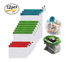 Reusable Fruit&Vegetable Bags For Grocery Washable Mesh Eco Storage | free-classifieds-usa.com - 2