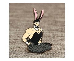 Rabbit Man Lapel Pins No Minimum | free-classifieds-usa.com - 1