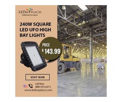 (240W Square UFO LED High Bay Light) - Warehouse LED Lighting | free-classifieds-usa.com - 1