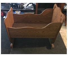 Beautiful Wooden cradle, pickup Montgomery PA | free-classifieds-usa.com - 1