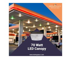 Install Durable LED Canopy Light 70W across the Gas Stations | free-classifieds-usa.com - 1
