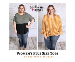Shop Glamorous Women's Plus Size Tops from Southern Honey Boutique | free-classifieds-usa.com - 1