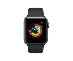 Apple Watch Series 3 (GPS, 38mm) - Space Gray Aluminium Case with Black Sport Band | free-classifieds-usa.com - 1