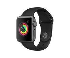 Apple Watch Series 3 (GPS, 38mm) - Space Gray Aluminium Case with Black Sport Band | free-classifieds-usa.com - 2