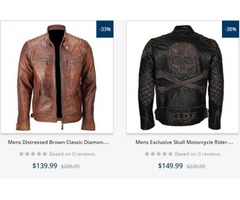 mens brown leather jacket | free-classifieds-usa.com - 1