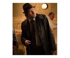 Donal Logue Gotham Black Real Cowhide Leather Coat | free-classifieds-usa.com - 3