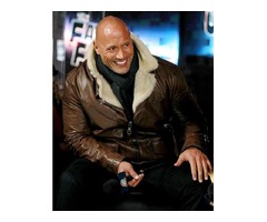 Dwayne Johnson The Fate Of The Furious Real Cowhide Leather Jacket | free-classifieds-usa.com - 2