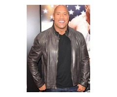 Dwayne Johnson Real Cowhide Leather Jacket | free-classifieds-usa.com - 2