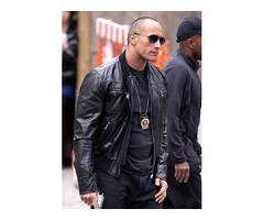 Dwayne Johnson The Other Guys Real Cowhide Leather Jacket | free-classifieds-usa.com - 3