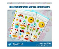 High-Quality Printing Work on Puffy Stickers - RegaloPrint | free-classifieds-usa.com - 1