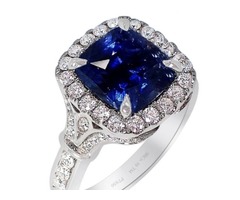 Platinum Ceylon Sapphire Ring | free-classifieds-usa.com - 1