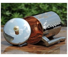 Shop for Exclusive Copper and Stainless Steel Jug with Floral Design | free-classifieds-usa.com - 3