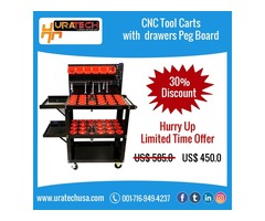 CNC Tool Cart with Lockable drawers and Peg board | free-classifieds-usa.com - 1