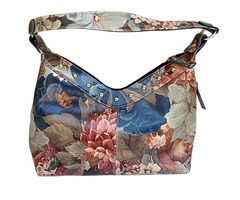 Argentinian Floral Leather Bag Over Sized Studded Hobo Bag For $185 | free-classifieds-usa.com - 1